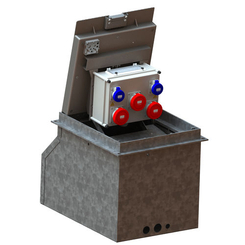 Borne de distribution électrique - MTI - DBT - escamotable / automatique / en acier galvanisé