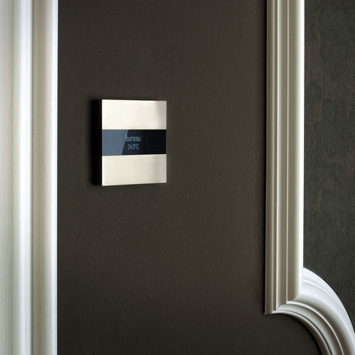 Thermostat électronique - Deseo KNX - basalte - programmable / pour chauffage / pour système de ventilation