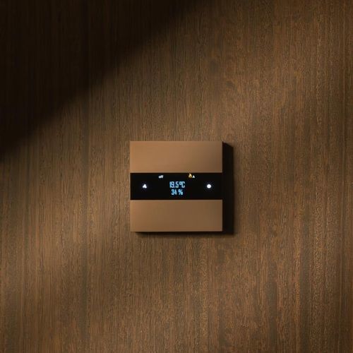 Thermostat électronique - deseo - basalte - programmable / pour chauffage / d'ambiance