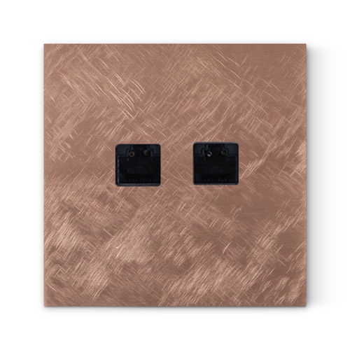 Prise de courant - basalte - TV / informatique / USB