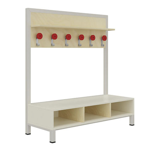 Porte-manteau pour école - Spazio 0-6 - gonzagarredi - sur pied / contemporain / en métal