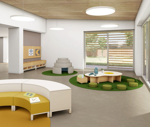 Table de jeu pour enfant contemporain - SENZ'ANGOLI - gonzagarredi - pour école maternelle / en bois