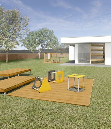 Structure de jeu pour aire de jeux - PIKOUT - gonzagarredi - pour crèche / modulaire