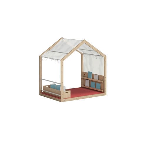 Cabane pour enfant d'intérieur - CASAMIA BIBLIO - gonzagarredi - au sol