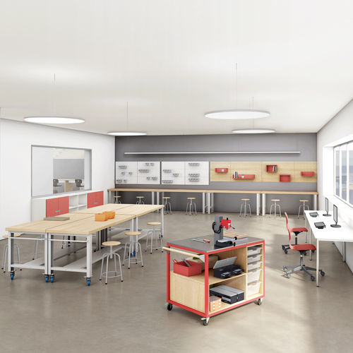 Armoire de classement basse - ROSSOMOBILE - gonzagarredi - en métal / modulaire / à roulettes