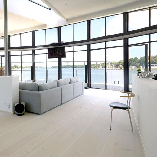 Parquet contrecollé - 450 Select/Natur - Pur Natur Holzprodukte - en douglas / pont de bateau / finition en huile naturelle