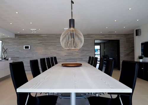 Table à manger contemporaine - Pur Natur Holzprodukte - en chêne / avec piètement en bois / avec piètement en métal