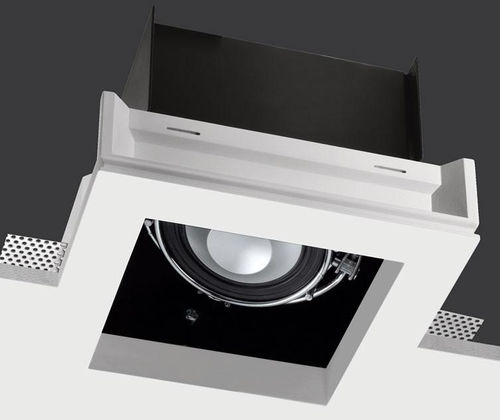 Spot encastrable au plafond - HI-AUDIO BOX - BUZZI & BUZZI - à LED / halogène / carré