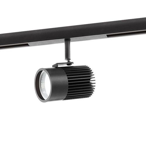 Éclairage sur rail à LED - GL - BUZZI & BUZZI - rond / en aluminium / professionnel