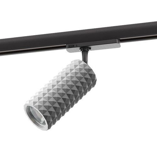 Éclairage sur rail à LED - INCISO Q4 - BUZZI & BUZZI - rond / en acier / en fer