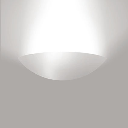 Applique murale contemporaine - ELLISSE BASE - BUZZI & BUZZI - d'intérieur / en Aircoral® / en demi-cercle