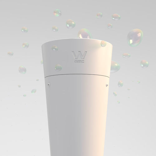 Lampe de sol - W - BUZZI & BUZZI - en Aircoral® / contemporaine / sans fil