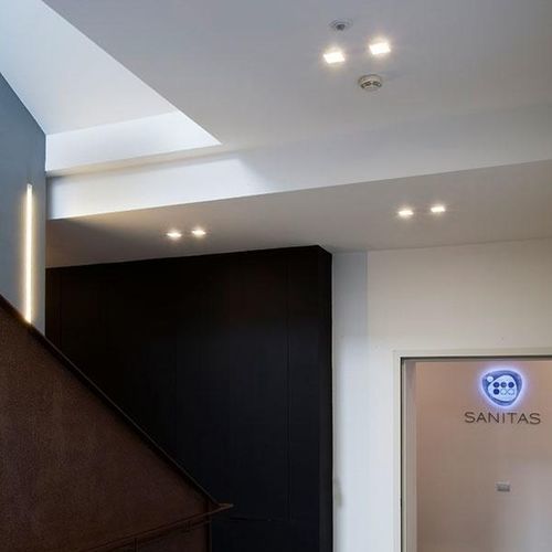 Downlight encastré - BILD - BUZZI & BUZZI - à LED / halogène / carré