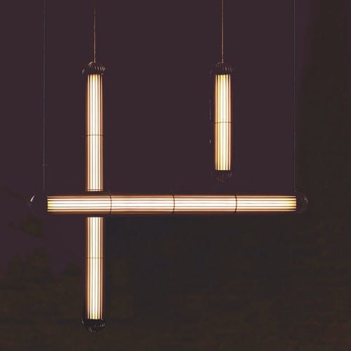 Suspension - HIRST - Dare Studio - en acrylique / en opale / de style Art Déco