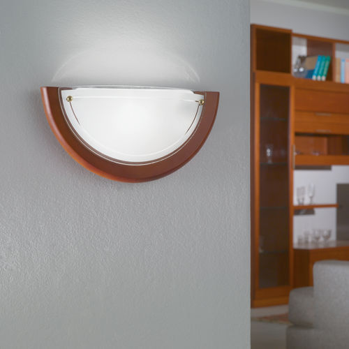 Applique murale classique - UFO 1 - EGLO Leuchten GmbH - d'intérieur / en verre / en bois