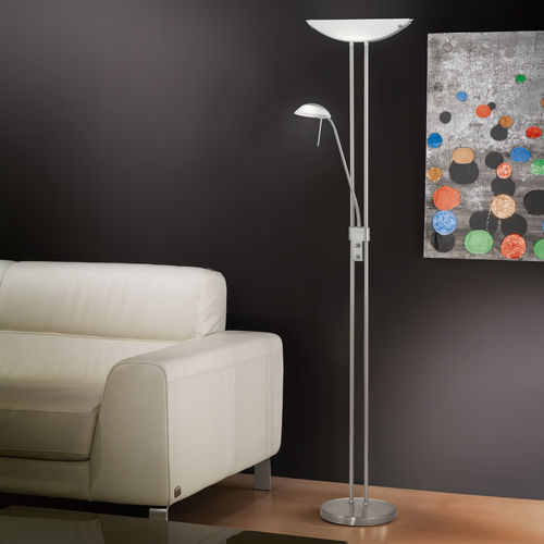 Lampe sur pied - BAYA  - EGLO Leuchten GmbH - en acier / en verre / contemporaine
