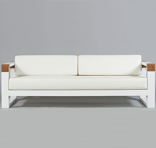 Canapé contemporain - YACHT CLUB - SACHI - Premium Outdoor Furniture - de jardin / en Sunbrella® / blanc