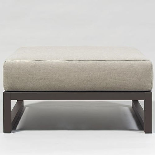 Pouf contemporain - SPIKES - SACHI - Premium Outdoor Furniture - en Sunbrella® / en aluminium / carré