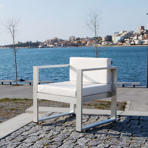 Fauteuil contemporain - YORK - SACHI - Premium Outdoor Furniture - en Sunbrella® / en aluminium / de jardin