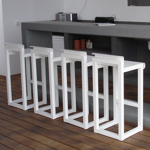 Tabouret de bar contemporain - WEST COAST - SACHI - Premium Outdoor Furniture - avec piètement en aluminium / professionnel / de jardin