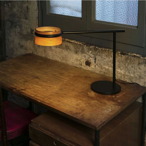 Lampe de table - LOOP - Faro Barcelona - en métal / en bois / contemporaine