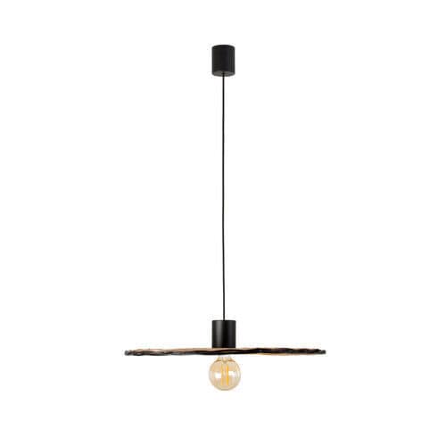 Plafonnier design minimaliste - COSTAS 600 - Faro Barcelona - rond / en rotin / en métal