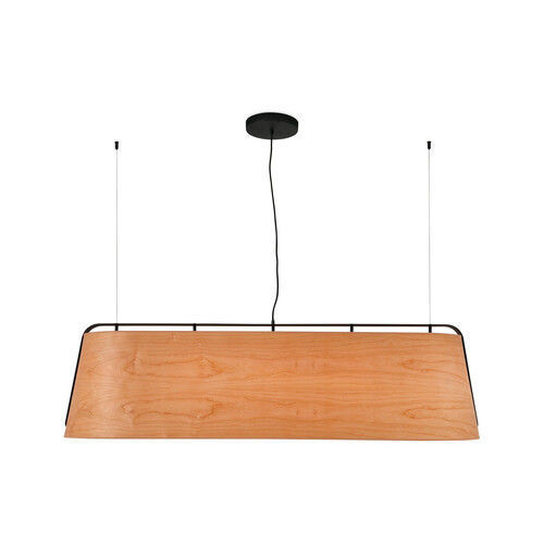 Plafonnier contemporain - STOOD 5L - Faro Barcelona - rectangulaire / en métal / en bois