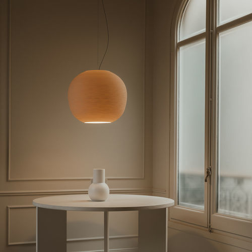 Plafonnier contemporain - TIERRA 500 - Faro Barcelona - sculptural / en polyéthylène / en chanvre