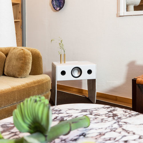 Enceinte sur pied - CUBE - La Boite Concept - Bluetooth / sans fil / active