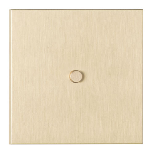 Interrupteur bouton poussoir - PNV001-LB - LUXONOV - encastré / en laiton / contemporain
