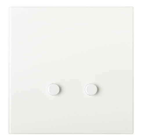 Interrupteur bouton poussoir - PNV002-RA - LUXONOV - encastré / double / en laiton