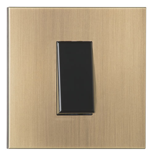 Interrupteur bouton poussoir - PPA001-VO - LUXONOV - encastré / en laiton / contemporain