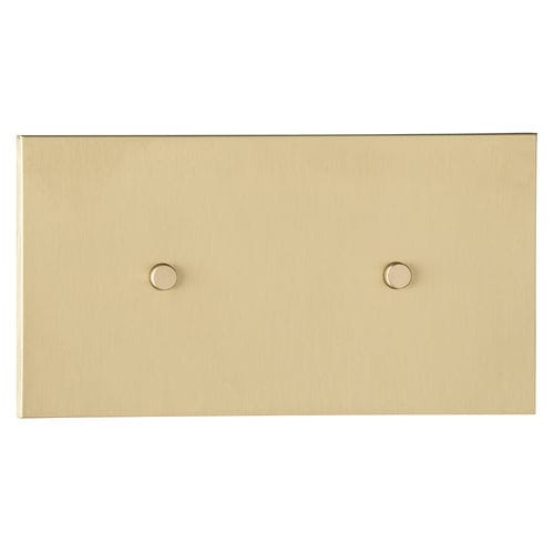 Interrupteur bouton poussoir - PNV006-LB - LUXONOV - encastré / double / en laiton