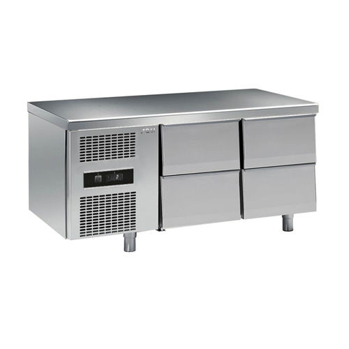 Comptoir réfrigéré professionnel - SNACK - KSA4M - Sagi - sans porte / 4 tiroirs / en inox