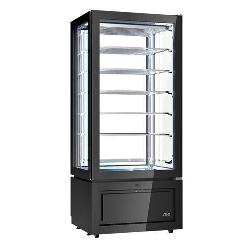 Vitrine réfrigérée armoire - LUXOR NEW STYLE - KG8A - Sagi - pour commerce / noire / avec porte