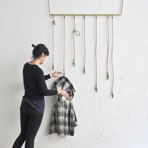 Porte-manteau de plafond - GARRUCHO  - DVELAS - contemporain / en métal / en corde