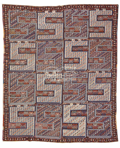 Tapis traditionnel - 141816669907  - bersanetti giovanni - géométrique / en laine / rectangulaire