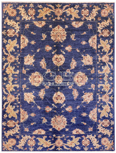 Tapis contemporain - 141525261375 - bersanetti giovanni - à fleurs / en laine / en coton