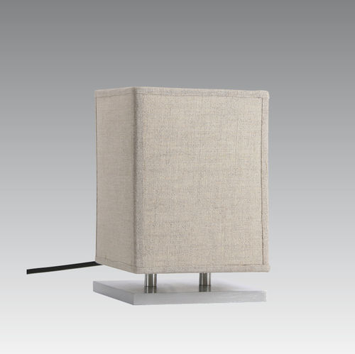 Lampe de table - NAOS 1 - Stéphane DAVIDTS - en métal chromé / en tissu / contemporaine