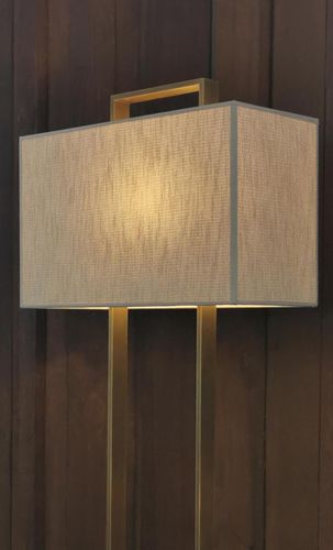 Lampe sur pied - MANDOULIS  - Stéphane DAVIDTS - en tissu / contemporaine / d'intérieur