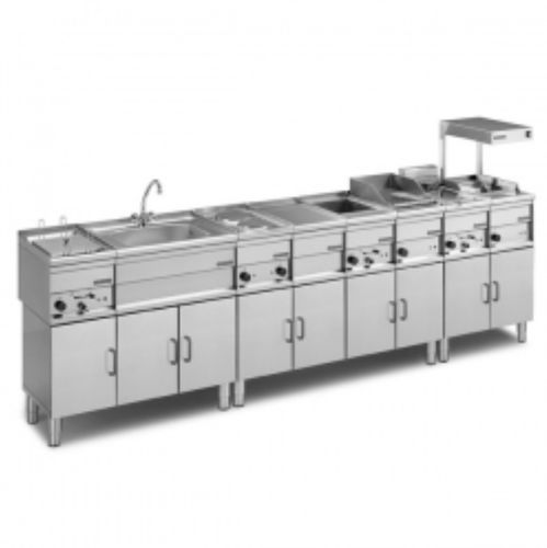 Cuisine professionnelle en satin - 50-55 LINES - Maquinaria Industrial Hostelara S.L.U. - en acier inoxydable / modulaire / compacte