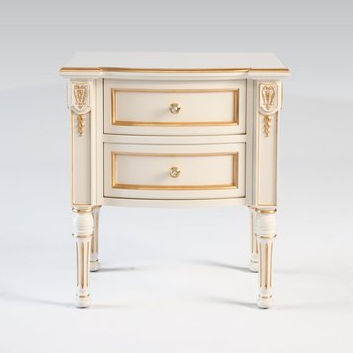 Table de chevet classique - BEATRICE - Onlywood SRL - en bois / rectangulaire / résidentielle