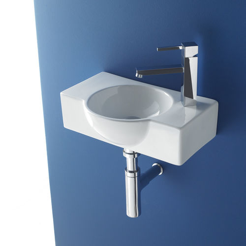 Vasque suspendue - VENECIA 40 - Bath Collection S.L. - en porcelaine / avec plan intégré / contemporaine