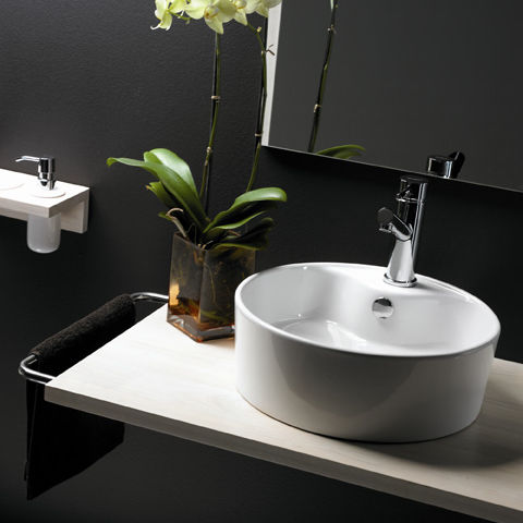 Vasque à poser - VIENA - Bath Collection S.L. - en porcelaine / ronde / contemporaine