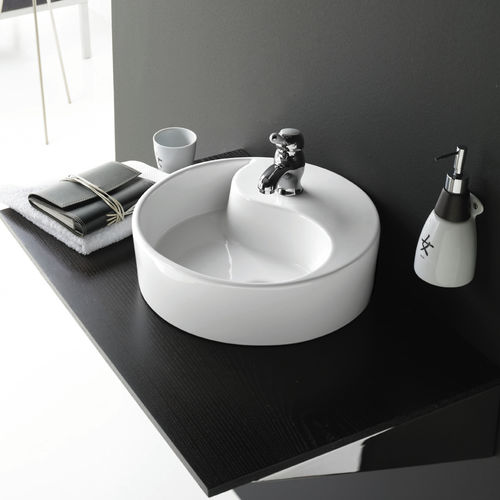 Vasque à poser - YIN YANG - Bath Collection S.L. - en porcelaine / ronde / contemporaine