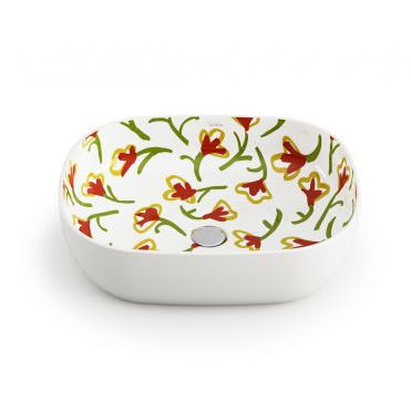 Vasque à poser - OLEA - Bath Collection S.L. - en porcelaine / ovale / contemporaine