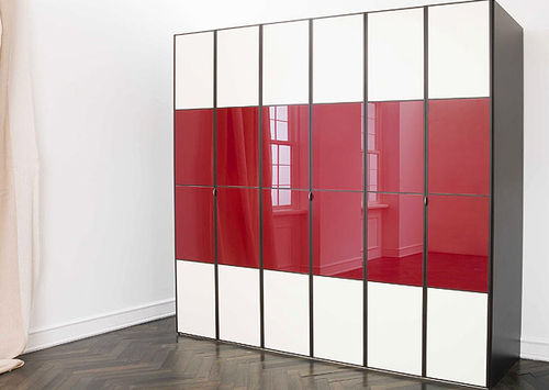Armoire contemporaine - SPEEDY  - Homes - en verre / en verre laqué / à portes battantes