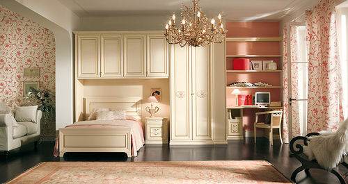 Armoire classique - PITTI + PITTI CHARM - Homes - en bois / à portes battantes / pont de lit
