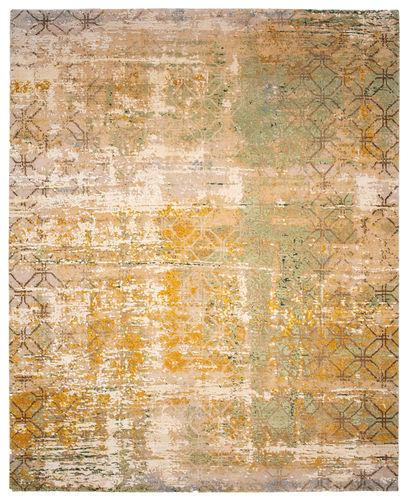 Tapis contemporain - ARTWORK 18 - JAN KATH - Contemporary Rug Art - géométrique / en laine / en soie