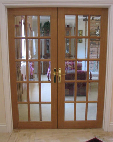 Porte d'intérieur - 15 PANEL - Broadleaf Timber - en chêne / en verre / battante
